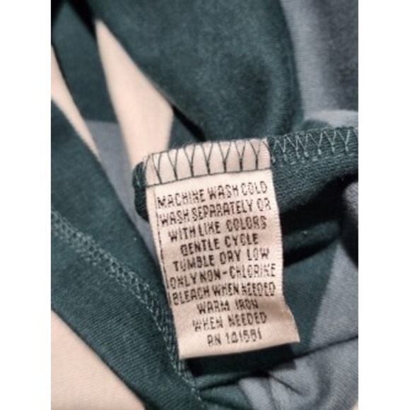 Hasting & Smith Womens 3X Long Sleeve V Neck Striped Cotton Polyester Shirt NWT - Picture 5 of 5